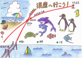 須磨海浜水族園マップ