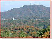 龍泉閣からの眺望 北摂の山々 紅葉